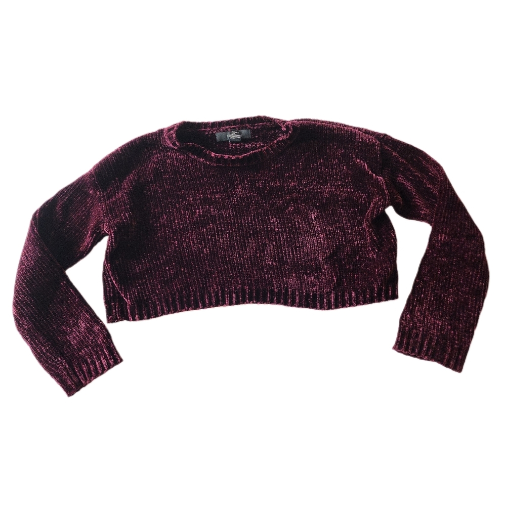Wine Sweater Small Forever 21